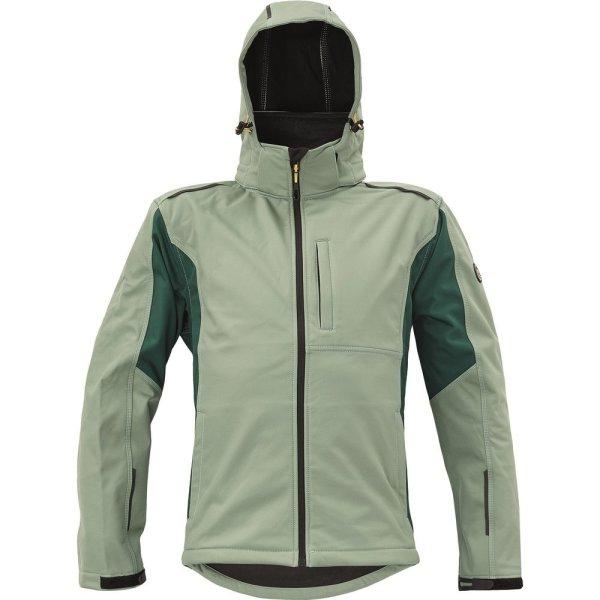 Cerva Férfi softshell dzseki DAYBORO - Mohás zöld | XL