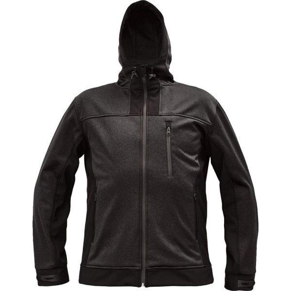 Cerva Férfi softshell dzseki HUYER - Fekete | XXL