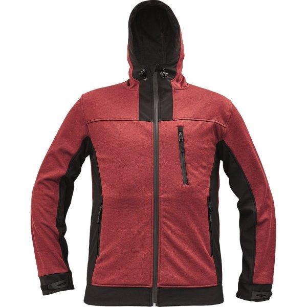 Cerva Férfi softshell dzseki HUYER - Piros | XXL