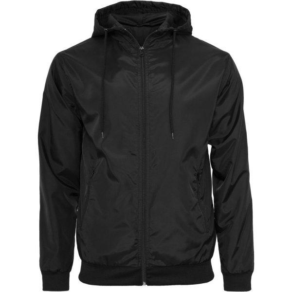 Build Your Brand Férfi széldzseki - Fekete / fekete | XXXXXL