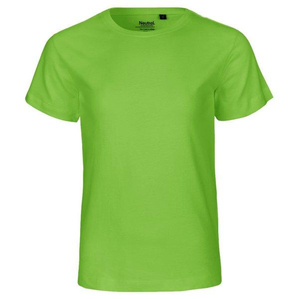 Neutral Rövid ujjú gyerek póló organikus Fairtrade biopamutból - Lime |
152/158