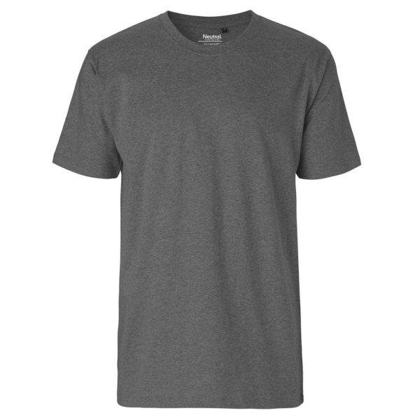 Neutral Férfi póló Classic organikus Fairtrade biopamutból - Sötét
melírozott | XL