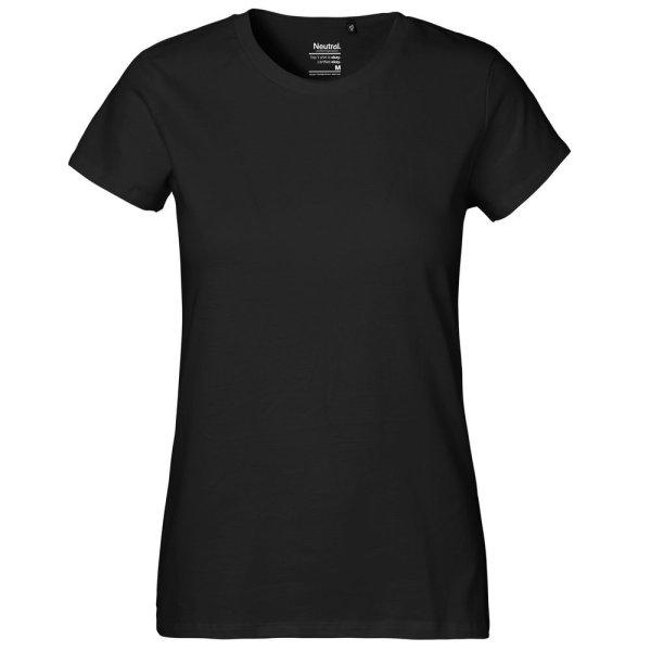 Neutral Női póló Classic organikus Fairtrade biopamutból - Fekete | XL
