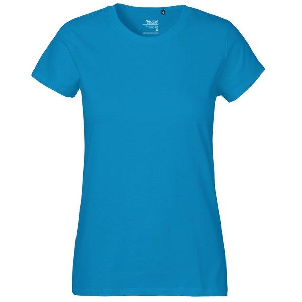 Neutral Női póló Classic organikus Fairtrade biopamutból - Zafír kék | XL