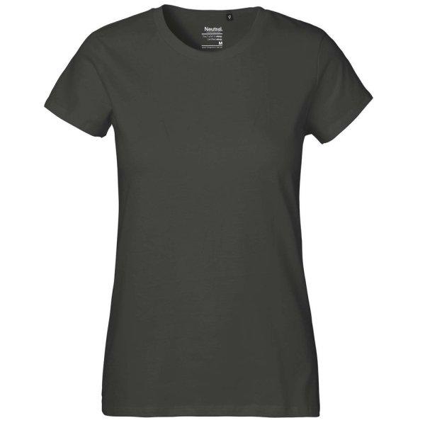 Neutral Női póló Classic organikus Fairtrade biopamutból - Szénfekete | XL