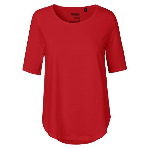 Neutral Női fél ujjú póló organikus Fairtrade biopamutból - Piros | XL