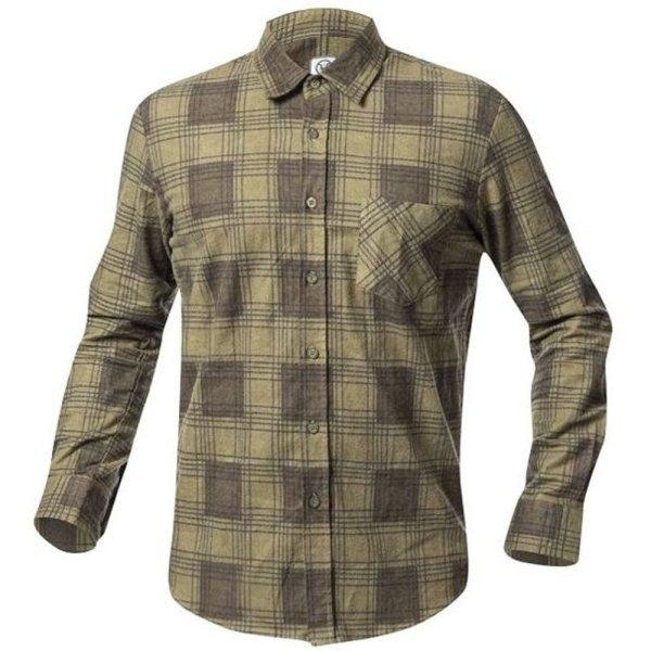 Ardon Férfi flanell ing URBAN - Khaki | XXXL