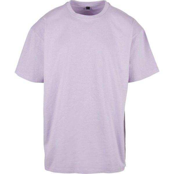 Build Your Brand Férfi póló Heavy Oversize Tee - Orgonalila | XL