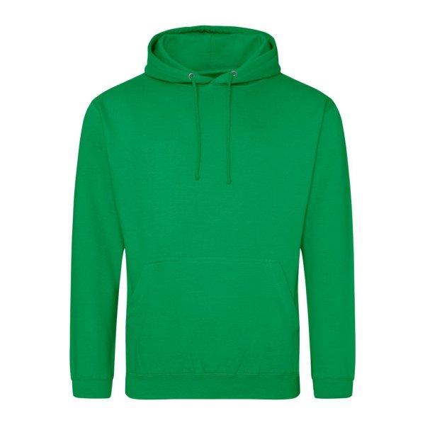 Just Hoods Pulóver College - Középzöld | XL