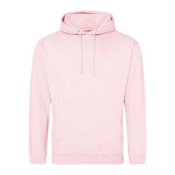 Just Hoods Pulóver College - Világos rózsaszín | XL