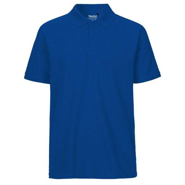 Neutral Férfi galléros póló Classic organikus Fairtrade biopamutból -
Királykék | XL