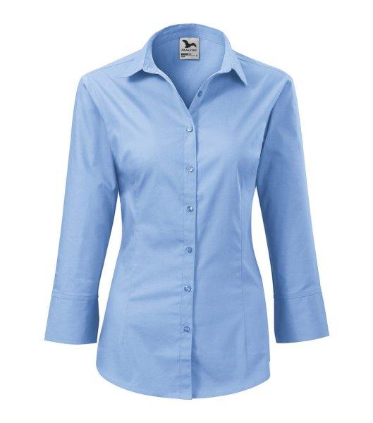 MALFINI Női háromnegyedes ujjú ing Style - Égszínkék | XL