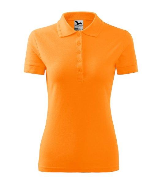 MALFINI Női galléros póló Pique Polo - Mandarin narancs | XS