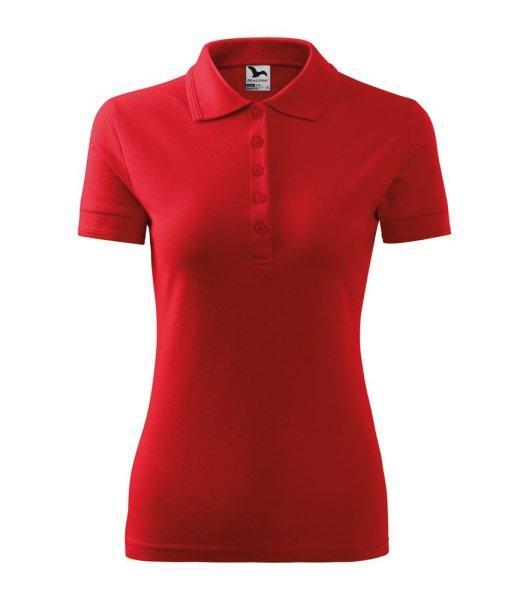 MALFINI Női galléros póló Pique Polo - Piros | XL