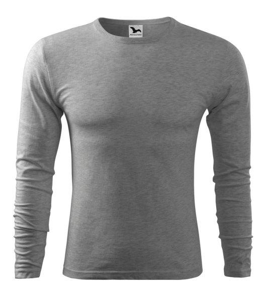 MALFINI Férfi hosszú ujjú póló Fit-T Long Sleeve - Sötétszürke
melírozott | XXL