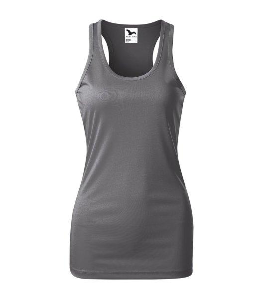 MALFINI Női felső Racer - Acélszürke | XL