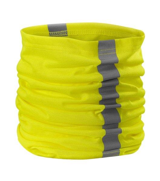 MALFINI HV Twister kendő - Fényvisszaverő sárga | unisex