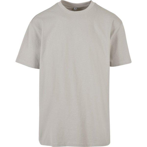 Build Your Brand Férfi póló Heavy Oversize Tee - Világos aszfalt | S