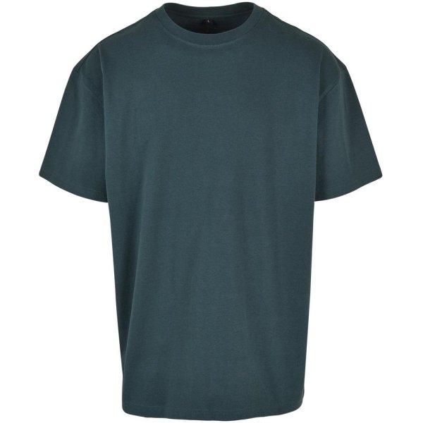 Build Your Brand Férfi póló Heavy Oversize Tee - Palackzöld | XXXXL