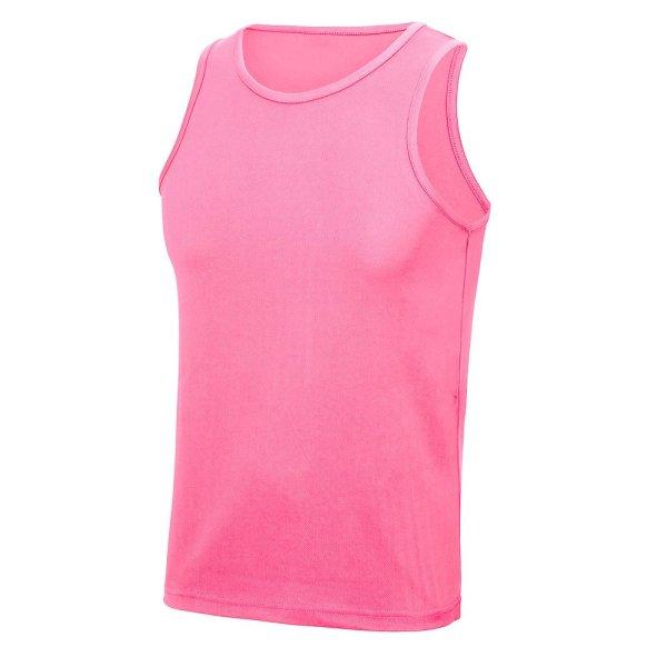 Just Cool Férfi ujjatlan trikó Cool - Élénk rózsaszín | XL