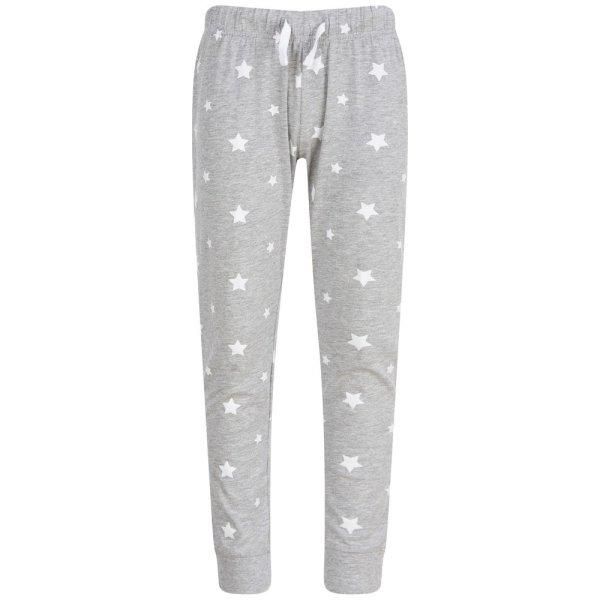 SF (Skinnifit) Mintás gyerek pizsamanadrág - Szürke melírozott / fehér |
9-10 éves