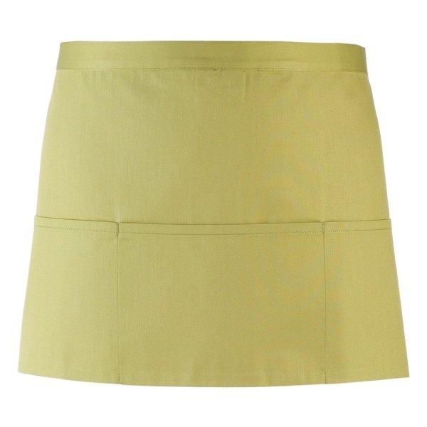 Premier Workwear Rövid pincérkötény zsebekkel - Lime