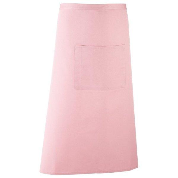 Premier Workwear Derékig érő hosszú kötény zsebbel - Rózsaszín