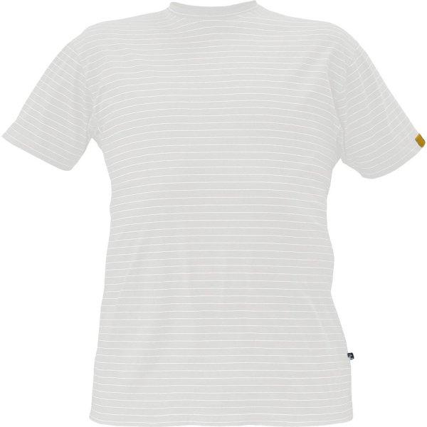 Cerva Antisztatikus rövid ujjú póló NOYO ESD - Fehér | XXXL