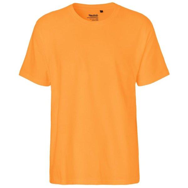 Neutral Férfi póló Classic organikus Fairtrade biopamutból - Világos
narancssárga | XL