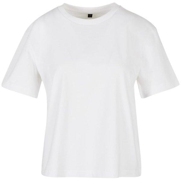 Build Your Brand Női oversize póló - Fehér | XXL