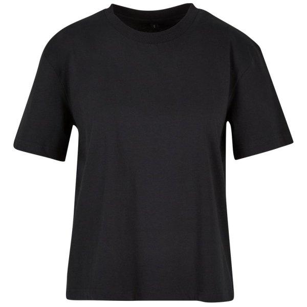 Build Your Brand Női oversize póló - Fekete | XS