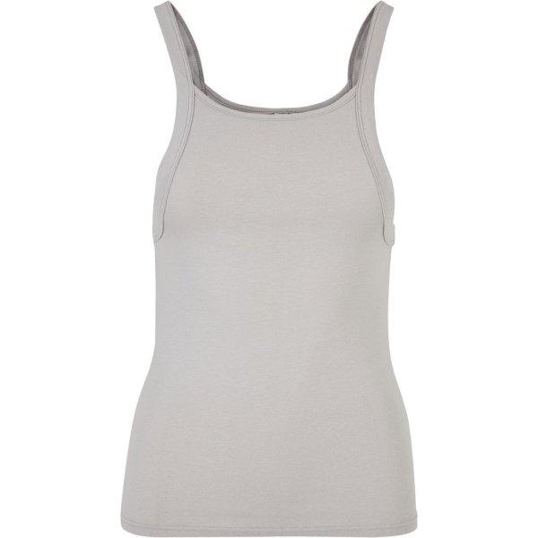 Build Your Brand Női szűk szabású tank top Everyday - Világos aszfalt | S