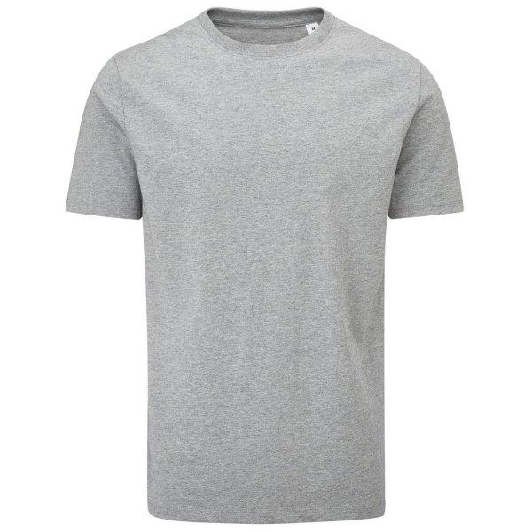 Mantis Rövid ujjú póló Essential Heavy - Szürke melírozott | XL