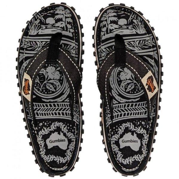 Gumbies Női flip-flop Gumbies Islander - Midnight Black | 36