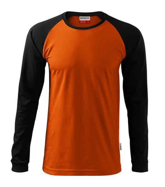MALFINI Férfi hosszú újjú póló Street LS - Narancssárga | XXXXL