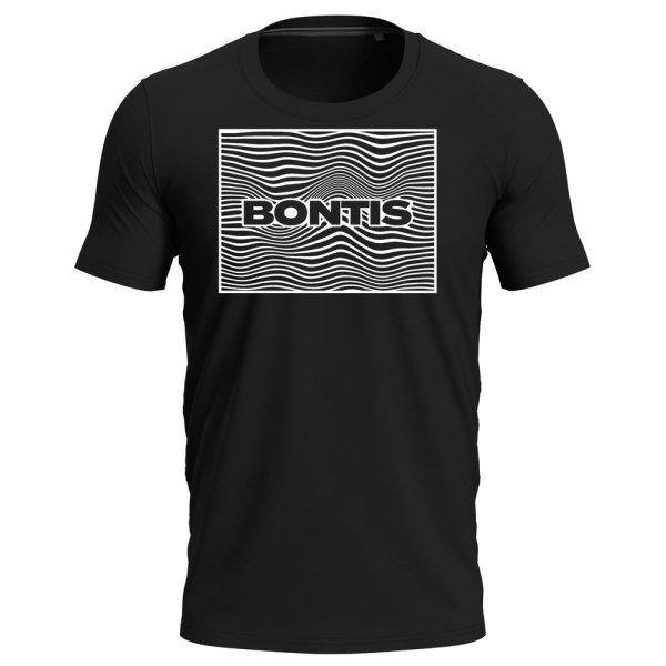 Bontis Póló HULLÁMOK - Fekete | S
