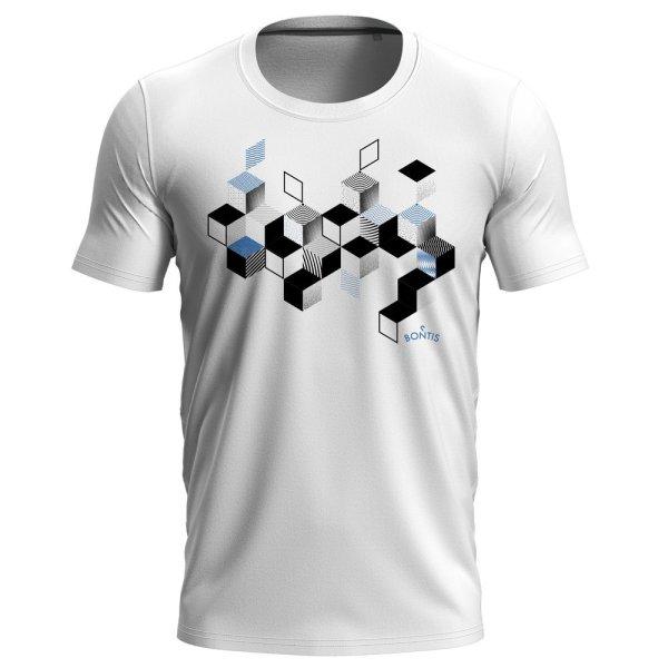 Bontis Póló KOCKÁK - Fehér | XL
