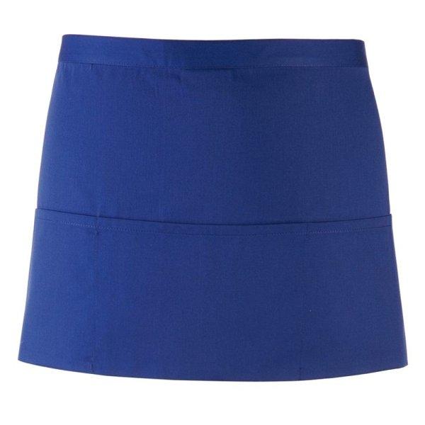 Premier Workwear Rövid pincérkötény zsebekkel - Királykék