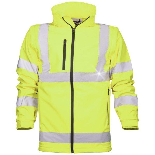 Ardon Fényvisszaverő softshell kabát - Sárga | XXXXL