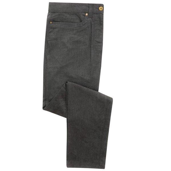 Premier Workwear Férfi nadrág Chino Performance - Szénfekete | 36/31