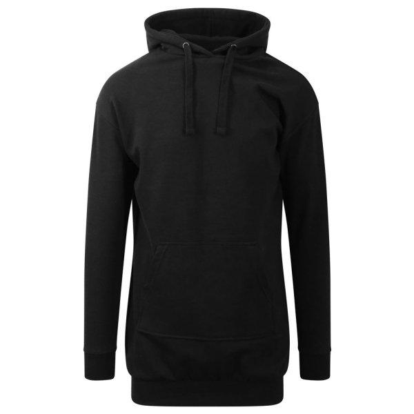 Just Hoods Női hosszú pulóver kámzsás nyakkal - Fekete | M