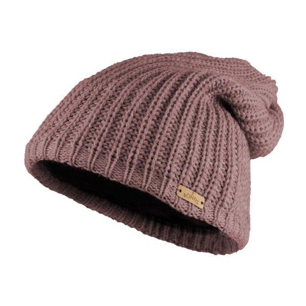 Bontis Női fleece béléses téli sapka - Púderlila | unisex