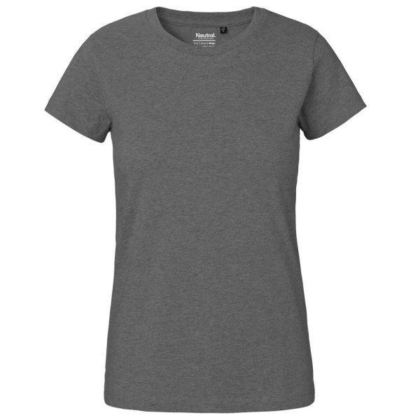 Neutral Női póló Classic organikus Fairtrade biopamutból - Sötét
melírozott | XL