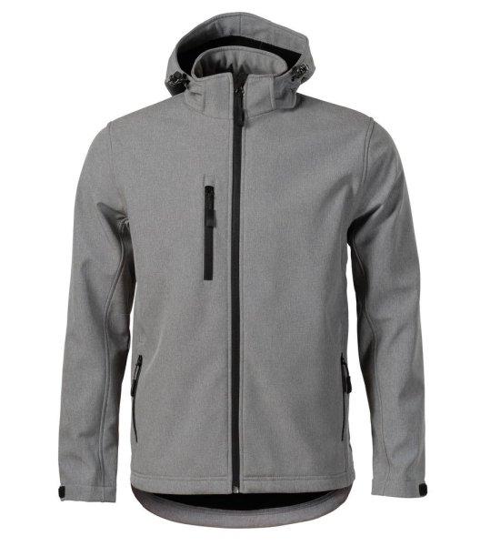 MALFINI Férfi softshell felső Performance - Sötétszürke melírozott | XL