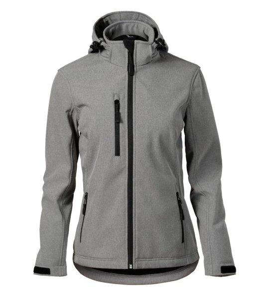 MALFINI Női softshell felső Performance - Sötétszürke melírozott | M