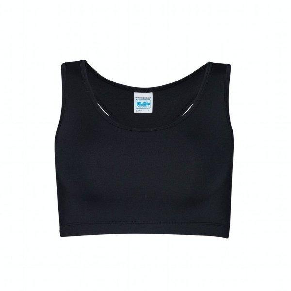 Just Cool Női sport crop top - Fekete | XL