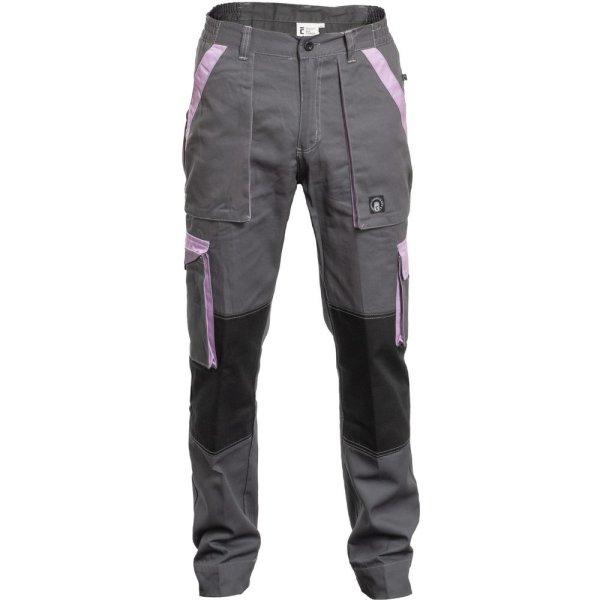 Cerva Női munkaruha nadrág MAX SUMMER LADY - Szürke / világoslila | 34