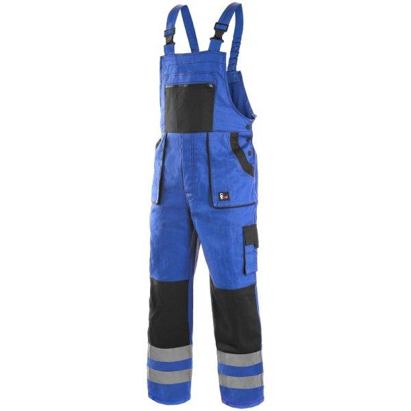 Canis (CXS) Kantáros munkavédelmi nadrág CXS LUXY BRIGHT - Kék / fekete | 62
