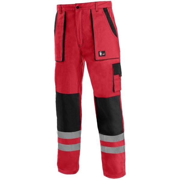 Canis (CXS) Munkavédelmi derék nadrág CXS LUXY BRIGHT - Piros / fekete | 48