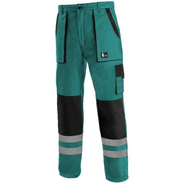 Canis (CXS) Munkavédelmi derék nadrág CXS LUXY BRIGHT - Zöld / fekete | 62